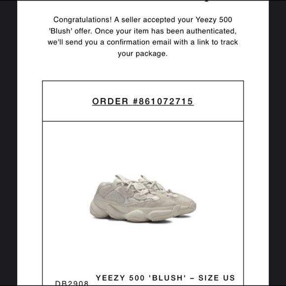 SOLD - YEEZY 500 BLUSH ** STEAL PRICE** - Picture 5 of 5